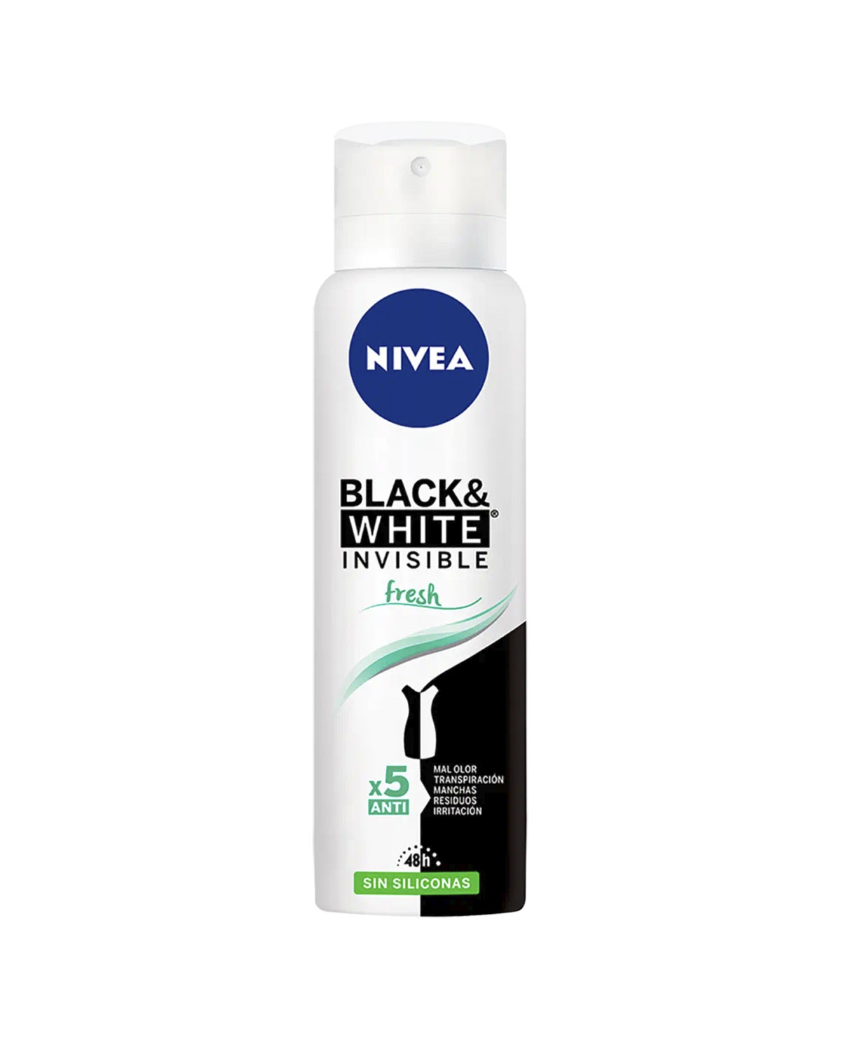 Desodorante Nivea Black & White Invisible Fresh x 150 Ml